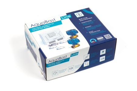 Комплект защиты от протечки воды AquaBast Line Квартира 3/4"