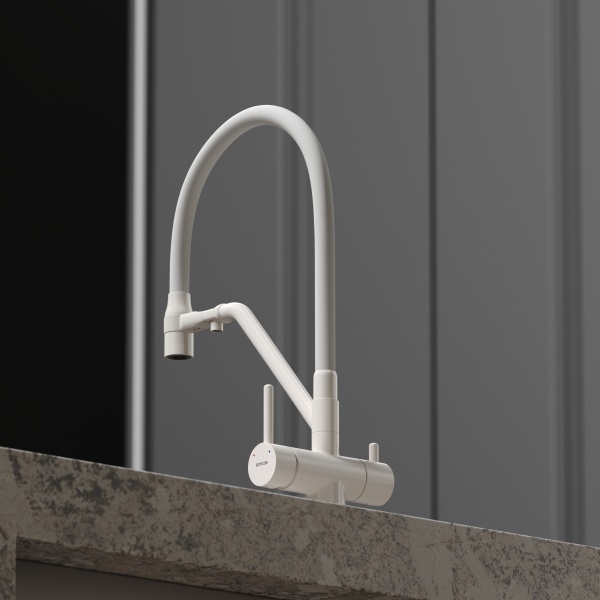 SC4003MW Смеситель для кухни SANCOS Dora с возможностью подключения фильтра для воды, цвет матовый б