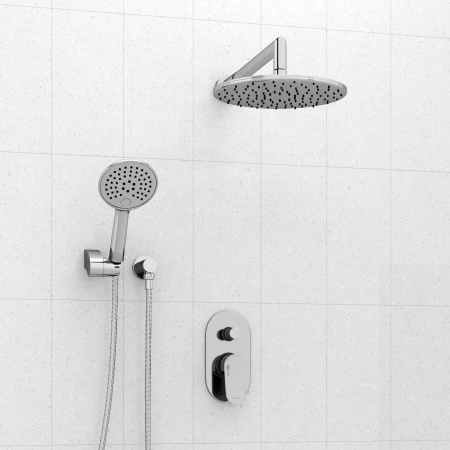 [ВЫВОД ИЗ АССОРТИМЕНТА] A14030 Встраиваемый комплект для душа с верхней душевой насадкой и лейкой