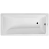 Чугунная ванна Wotte, Line, 150 x 70 x 50, глянцевая белая, пристенная установка