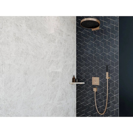 Металлическая полка Hansgrohe AddStoris 41741140 угловая Шлифованная бронза