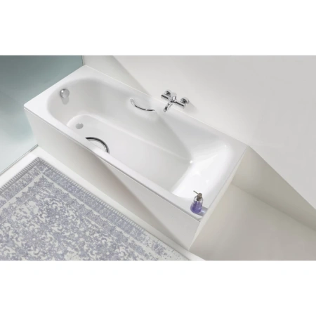 Стальная ванна 160x70 см Kaldewei Saniform Plus Star 332 с покрытием Anti-Slip и Easy-Clean