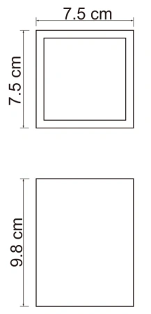 Стакан для зубных щеток WasserKraft Leine K-3828