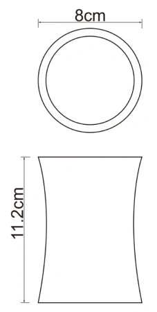 Стакан для зубных щеток WasserKraft Salm K-7628