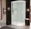 Душевая кабина Frank F418L М White левосторонняя матовое стекло 100х80х220 см