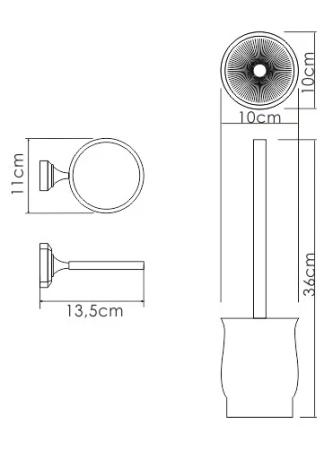 Ершик WasserKraft K-24127 подвесная
