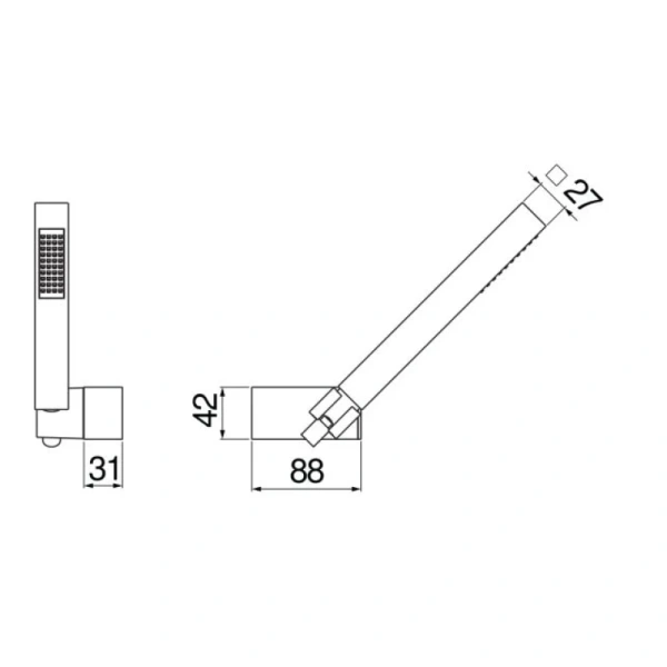 Душевой набор Nobili AD146/24CR