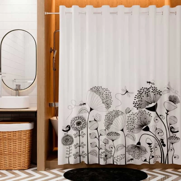 Штора для ванной WasserKraft Dill SC-39102