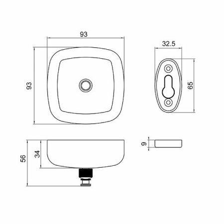 Настенная сушилка для белья "Timo Selene" 10075/00 , хром, 50x7x25 см