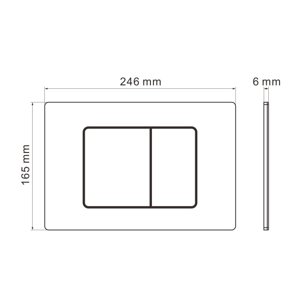 Комплект 2 в 1: инсталляция GROSSMAN 900.K31.01.000+клавиша смыва Classic 700.K31.04.12M.12M хром са