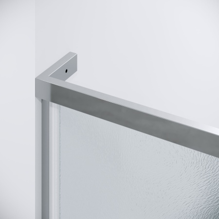 Душ.ограждение 120.K33.03.1080.10.02 Pragma (100*80*195) хром, стекло шиншилла, 2 места