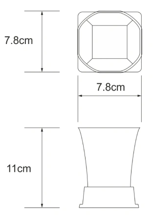 Стакан для зубных щеток WasserKraft Amper K-5428BLACK
