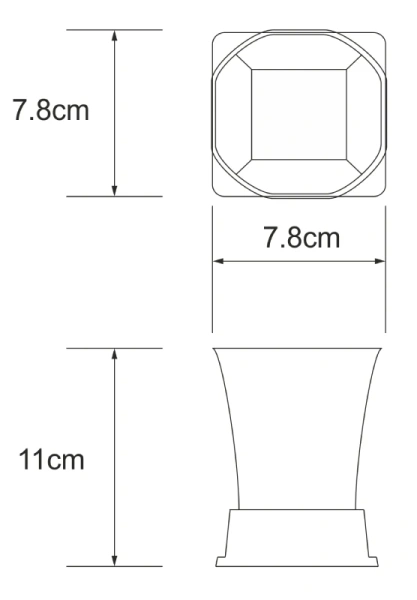 Стакан для зубных щеток WasserKraft Amper K-5428BLACK