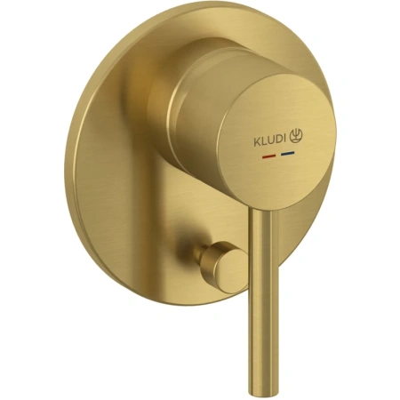 Смеситель для ванны Kludi Bozz 38716N076 встраиваемый, Золотой