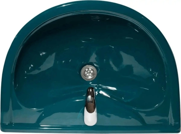 Раковина подвесная Оскольская керамика Престиж 60 45125100302 зеленая