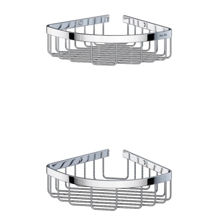 A7452200 Sense L Корзина для душа угловая двухъярусная, хром