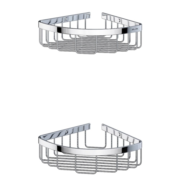 A7452200 Sense L Корзина для душа угловая двухъярусная, хром
