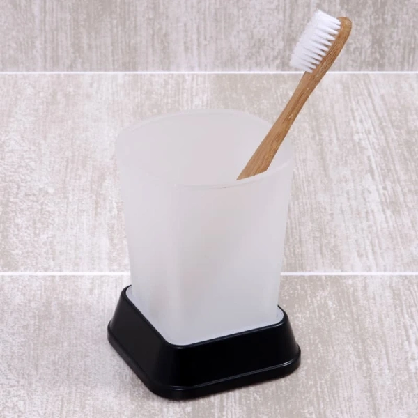 Стакан для зубных щеток WasserKraft Amper K-5428BLACK