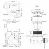 Душевой поддон WasserKRAFT Isen 26T00, искусственный камень, асимметричный, водоотталкивающий