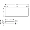 Полка 30 см Axor Universal 42838250