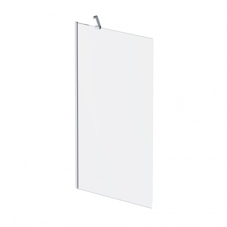 W90BS-080-140CM Gem шторка на борт ванны 80х140, фиксированная, хром, стекло матовое, с пристенным к