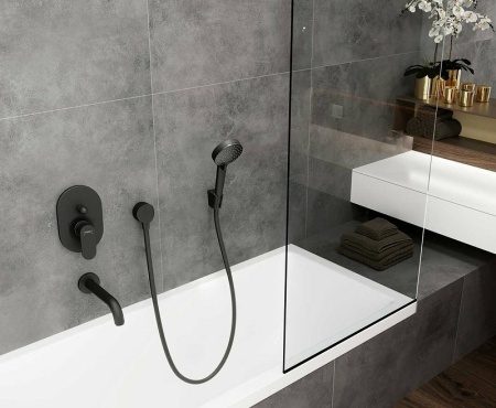Смеситель для душа Hansgrohe Vernis Blend 71449670 Черный матовый