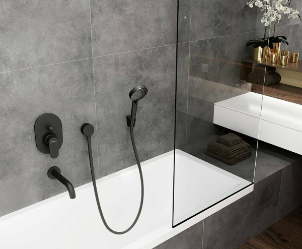 Смеситель для душа Hansgrohe Vernis Blend 71449670 Черный матовый