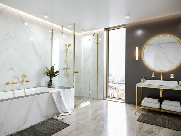 Ручной душ Hansgrohe Raindance Select S 26530990 Полированное золото
