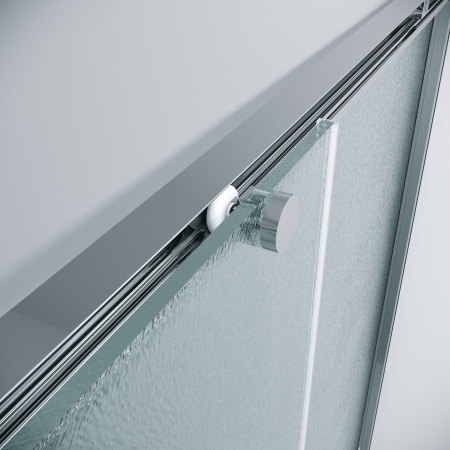 1/2 душ.ограждения 1/2.К33.01.90.10.02 Galaxy (90*195) хром, стекло шиншилла, 1 место