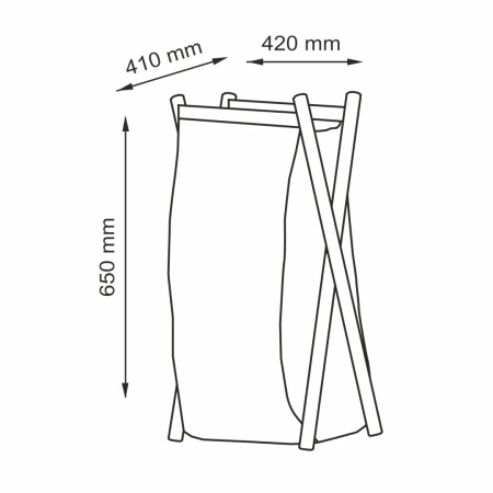 Корзина для белья WasserKraft Nau WB-773-L