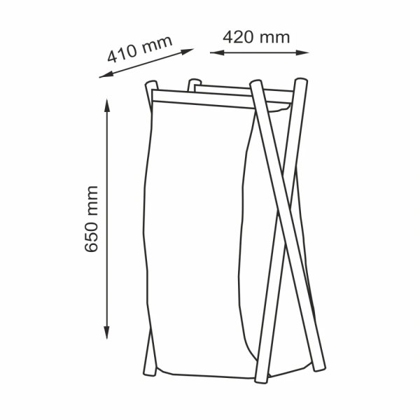 Корзина для белья WasserKraft Nau WB-773-L