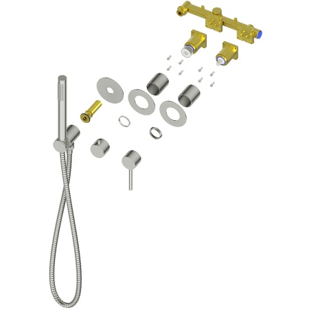 Душевая система Timo Saona SX-2349/16SM Белая матовая