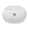 Раковина BERGES Ego SL накладная овал 60х45 см, с отверстием под смеситель