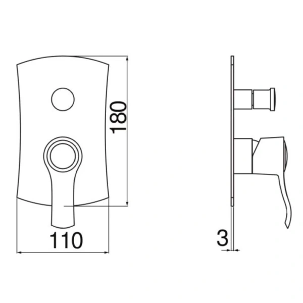 Смеситель для ванны Nobili Sofi SI98100/EGDP