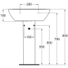 Пьедестал для раковины Ideal Standard Oceane W306201