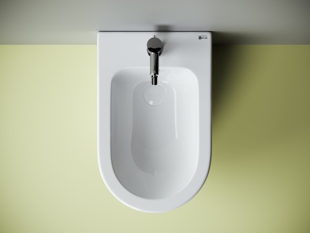 CN4005 Напольное биде METROPOL Rimless, 1 отверстие под смеситель, с крепежом