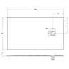 Душевой поддон из искусственного камня BelBagno Uno 160x90 TRAY-MR-UNO-AH-160/90-35-W Белый