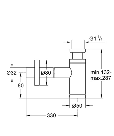Сифон для раковины Grohe 28912000 Хром
