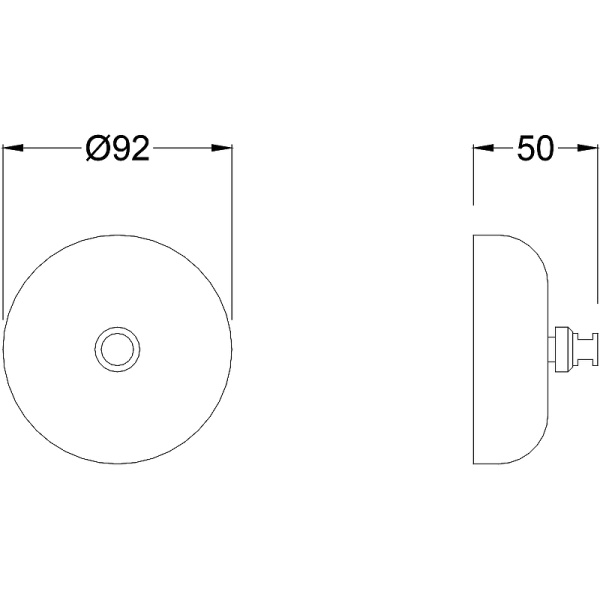 Сушилка для белья Timo "Saona", настенная, черная, 9.2 см х 5 см