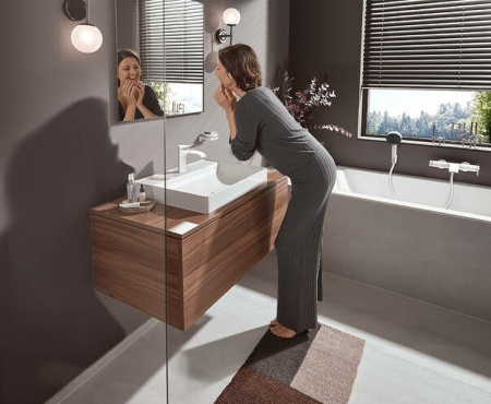 Смеситель для ванны Hansgrohe Vivenis 75420700 Белый матовый