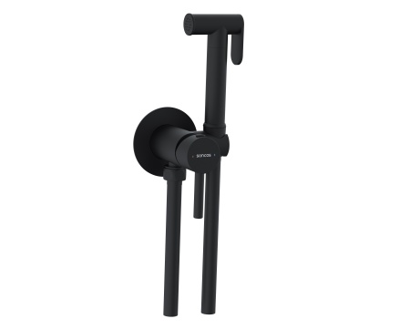 SC1001MB Гигиенический душ SANCOS Start со смесителем, цвет черный матовый