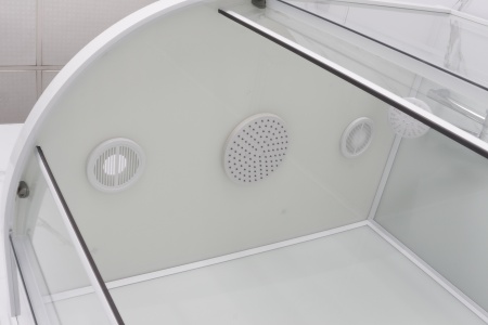 Душевая кабина Frank F420 М White матовое стекло 120х120х220 см
