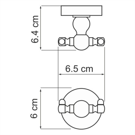Nau K-7723D Крючок двойной