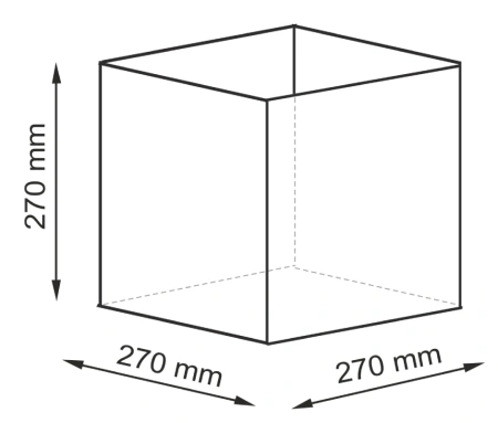 Плетеная корзина WasserKraft Glan WB-661-L