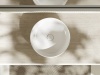 Раковина Hansgrohe "Xuniva S" 60164450, накладная, круглая, керамика, белая, 40х40х13 см