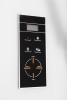 Душ.каб. NG-6902-01GD BLACK (1000х1000х2200) низкий поддон(16 см) стекло ТОНИРОВАННОЕ, 4 места