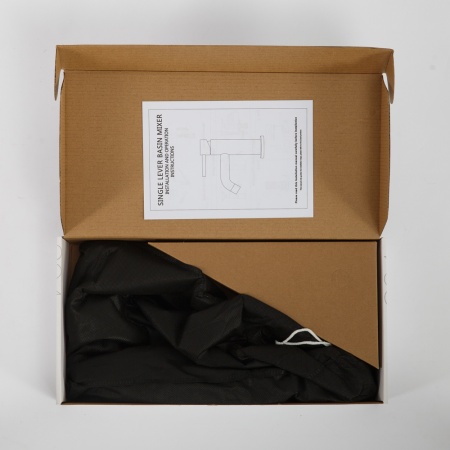 Смеситель BelBagno ETNA ETN-LMC-IN, для накладной раковины, нержавеющая сталь