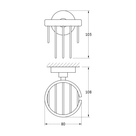 Держатель освежителя воздуха (хром) (ARTWELLE) HAR 050