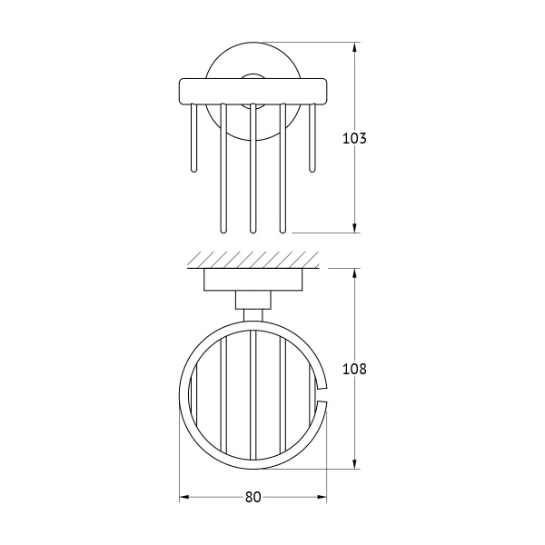 Держатель освежителя воздуха (хром) (ARTWELLE) HAR 050
