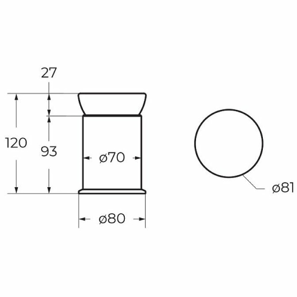 Стакан для зубных щеток Cezares Aphrodite APHRODITE-TUMP-03/24 Золото 24 карат